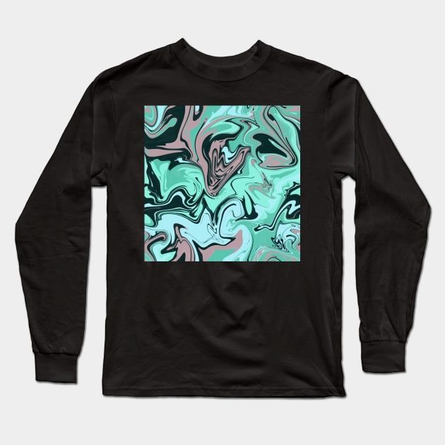 Tropical Sea Long Sleeve T-Shirt by diffrances